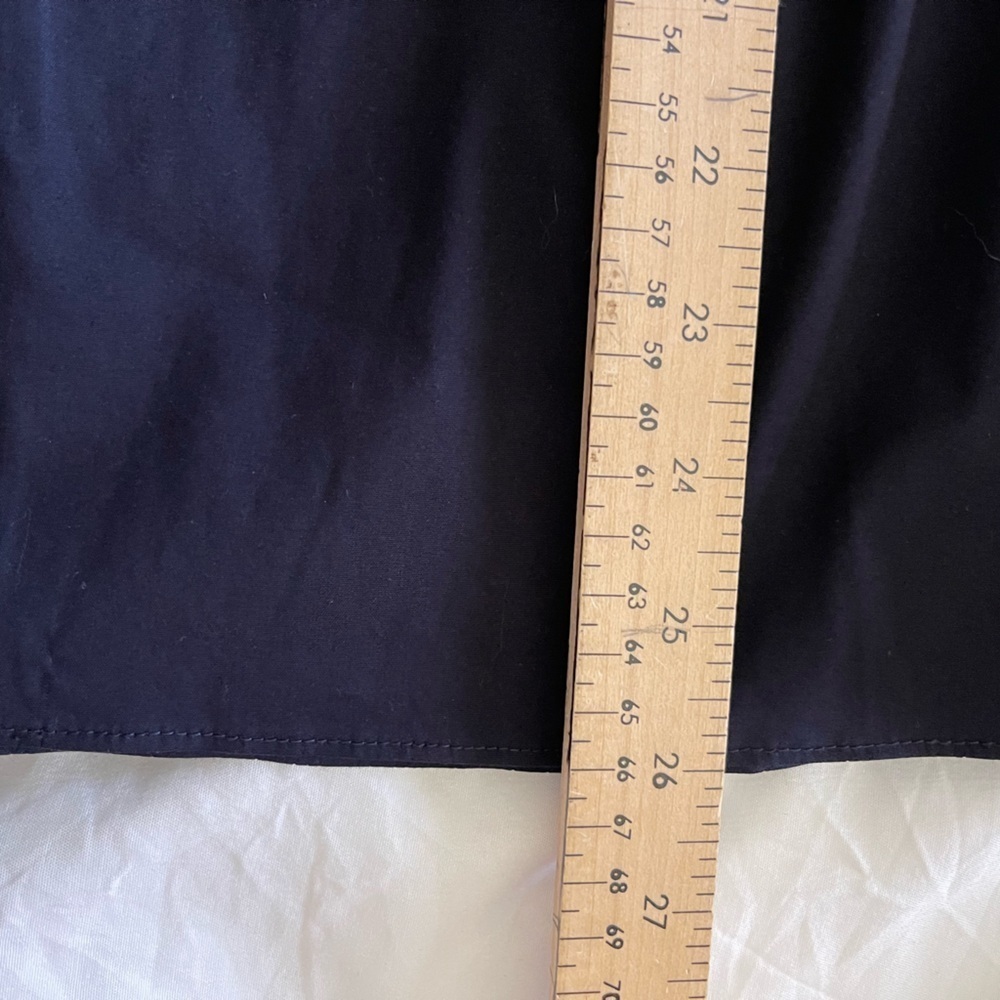 Miu Miu Navy Flowy Sleeveless Midi Dress Size 42 - Picture 9 of 9